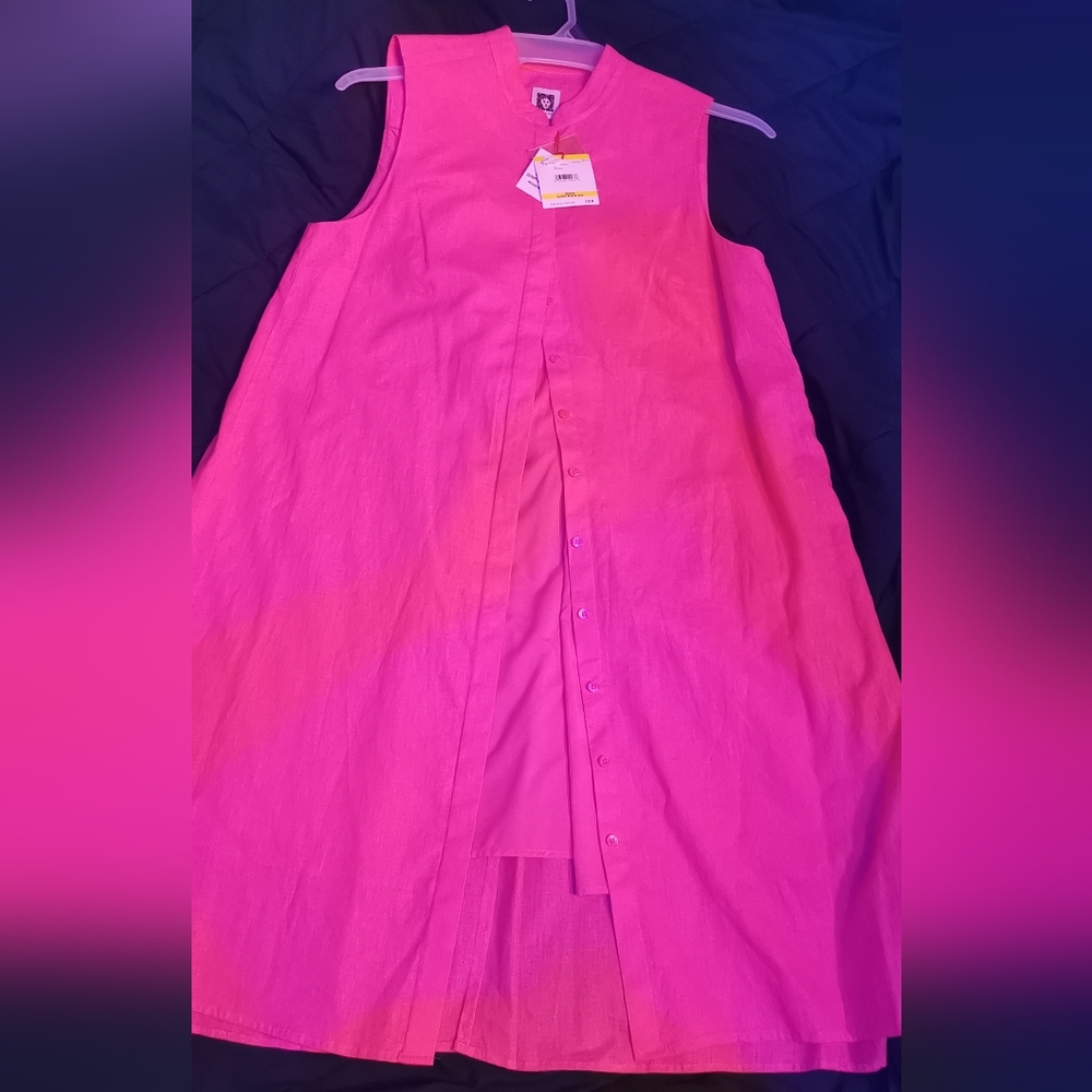 Ladies MEDIUM Anne Klein Camellia Side Slit Dress